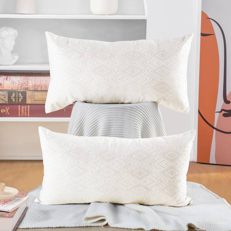 Tonopah Ikat Velvet Throw Pillow Cover Set, NO INSERT