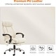 preview thumbnail 15 of 22, Executive Reclining Office Chair with Heated Massage and Footrest, Ergonomic Design for Home Office