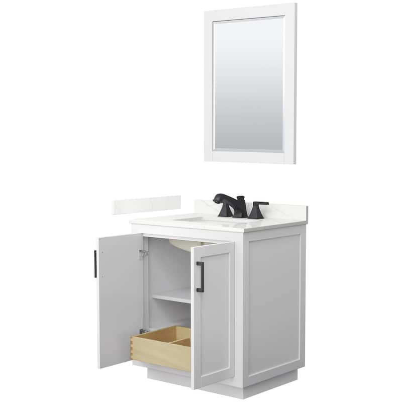 Wyndham Collection WCF292930S-QTZ-US3M24 Miranda 30" Free Standing