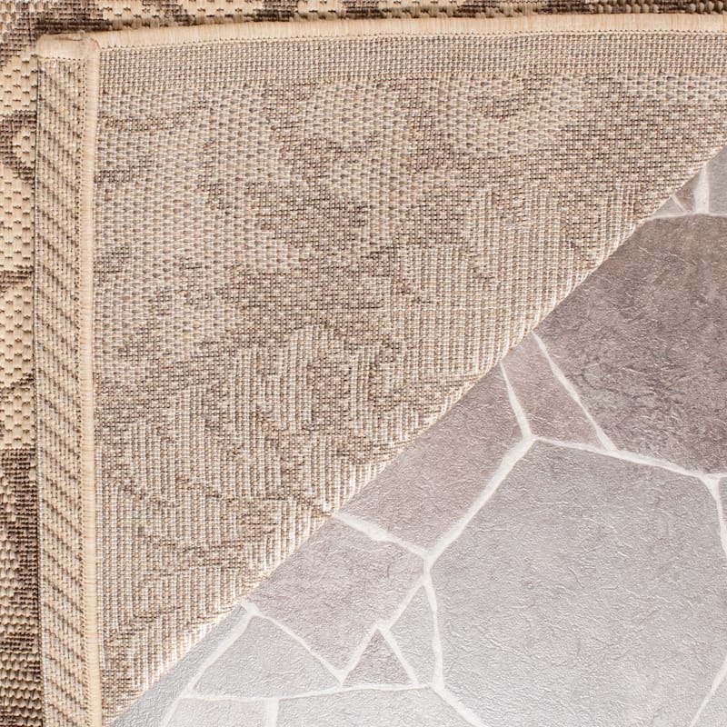 SAFAVIEH Courtyard Willene Boho Indoor/ Outdoor Waterproof Patio Backyard Rug