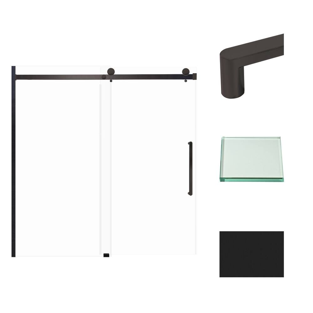 Transolid MBDT606008C-R 60" High x 60" Wide Bypass Frameless Shower