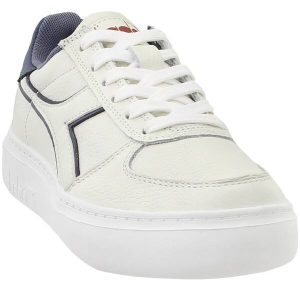 Shop Diadora Womens B Elite Leather Wide Casual Sneakers Shoes