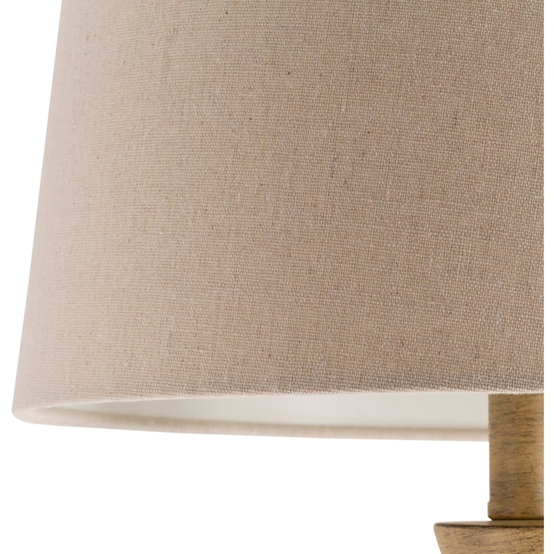 Lurleane Classic Tan Urn Table Lamp - 29.5"H x 14"W x 14"D