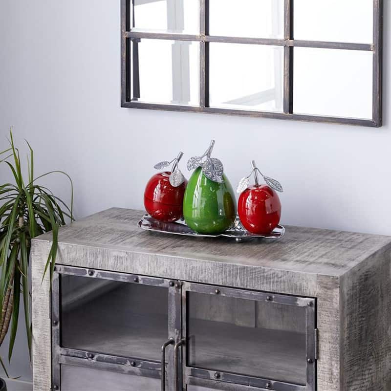 Casa Cortes Metal Fruit Centerpiece Decor