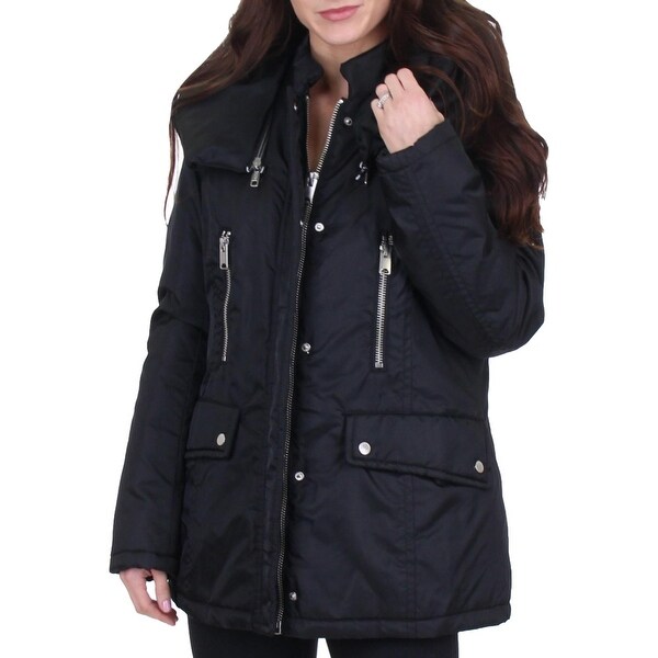 Marc New York Hollis Women's Insulated Hooded Aviator Winter Parka Coat. Opens flyout.