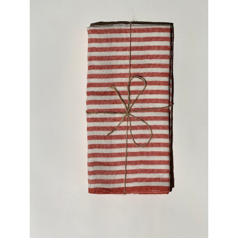 Caravan Ticking Stripe Napkins - Set of 4