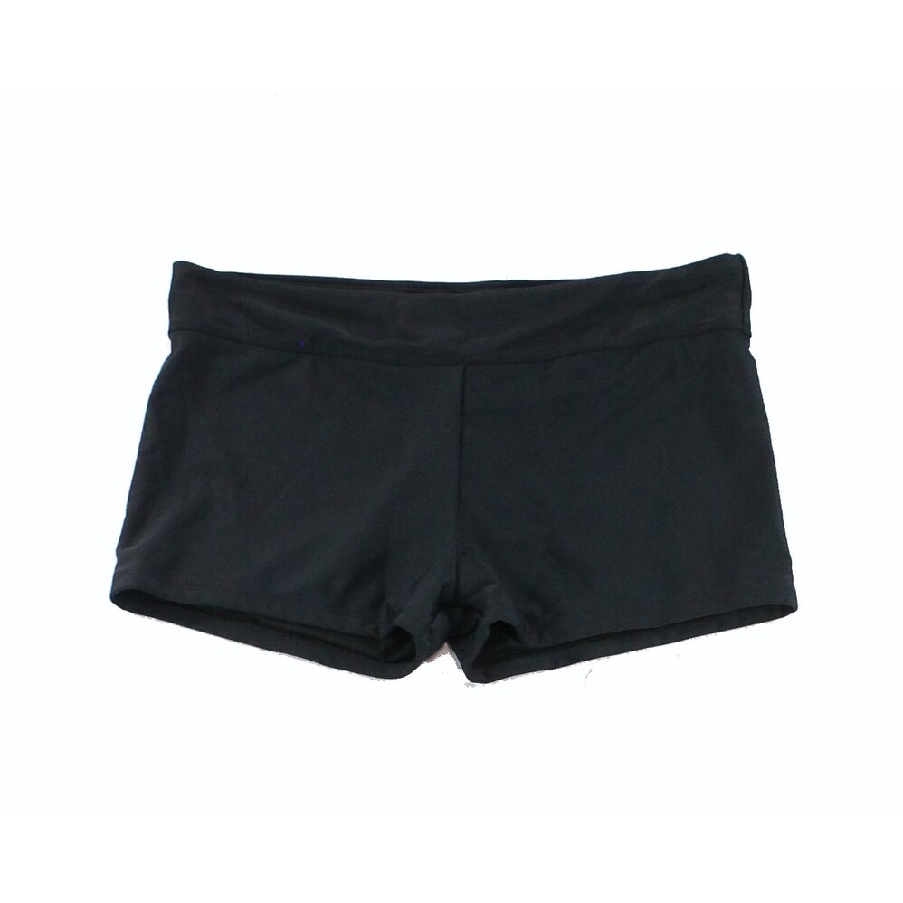 black swimming shorts womens