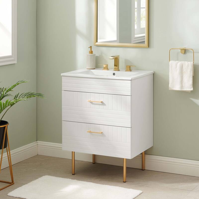 Daybreak 24" Bathroom Vanity - Blue White