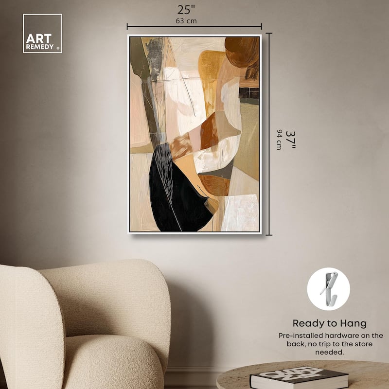 Tactile Depth II Canvas by Art Remedy