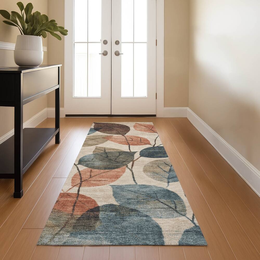 Premium Washable Super Soft Floral Mayfield Rug