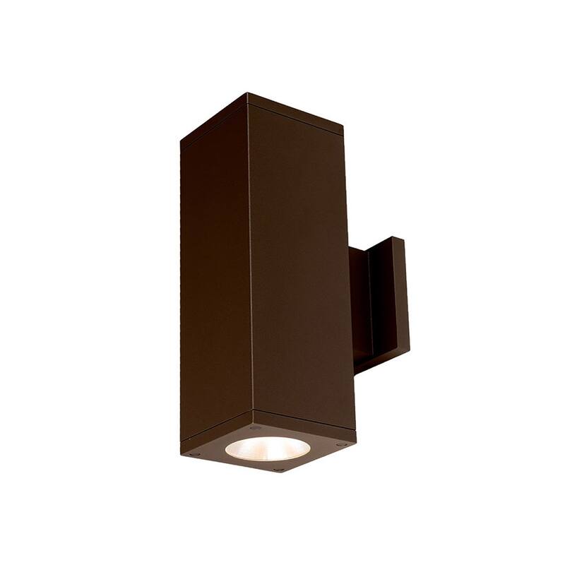 WAC Lighting Cube Architectural 2 Light 13" Tall LED Outdoor Wall