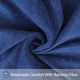 preview thumbnail 7 of 5, Breathable Memory Foam Sleep Pillow Contour Cervical Neck Support - Navy