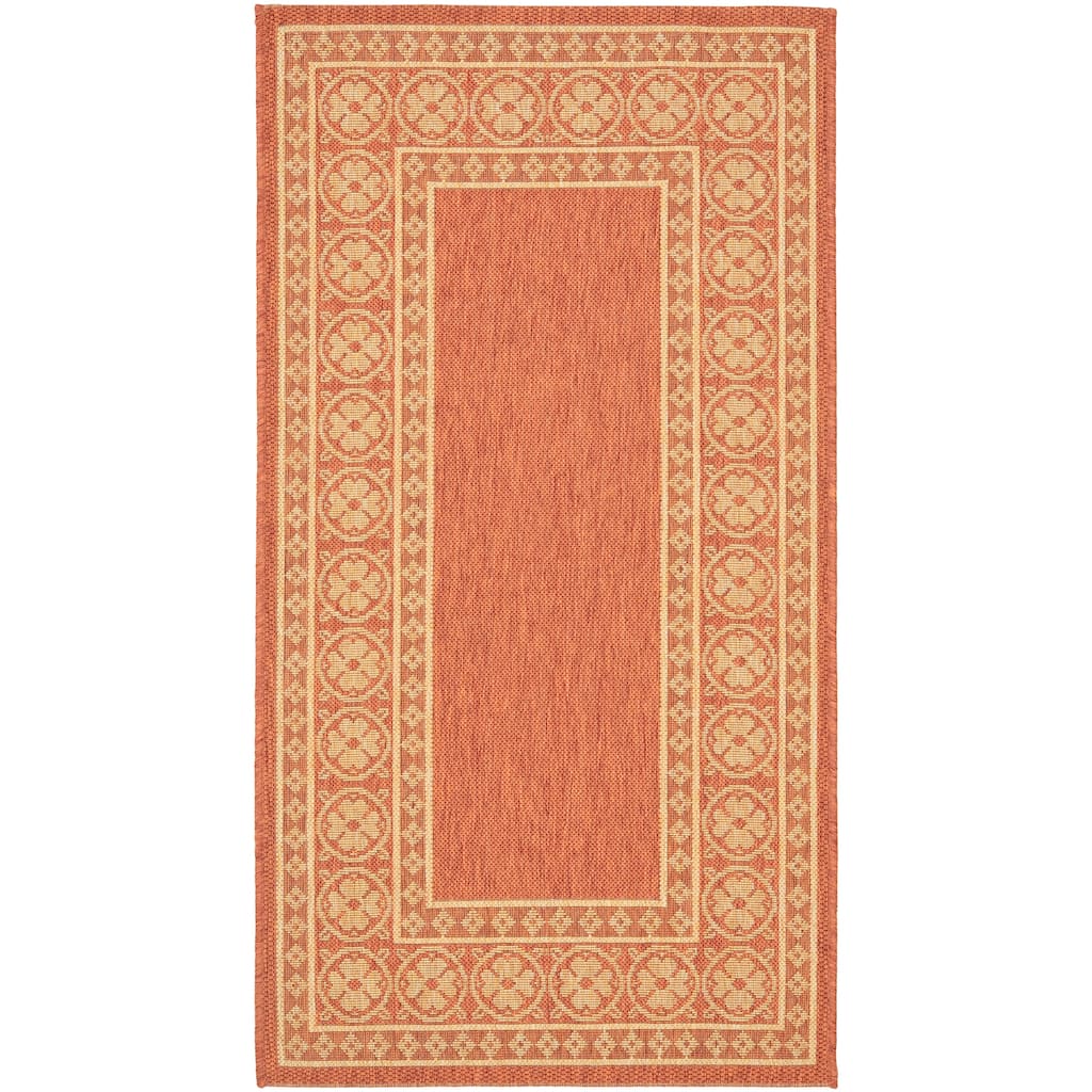 SAFAVIEH Courtyard Nanni Indoor/ Outdoor Waterproof Patio Backyard Rug - 2'7" x 8'2" Runner