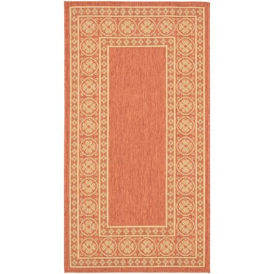 SAFAVIEH Courtyard Patti Indoor/ Outdoor Waterproof Patio Backyard Rug