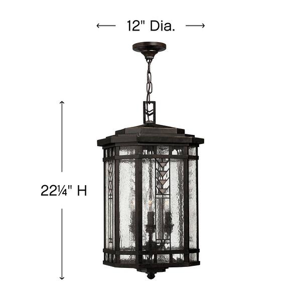 Hinkley Lighting 4 Light Outdoor Lantern Pendant from the Tahoe