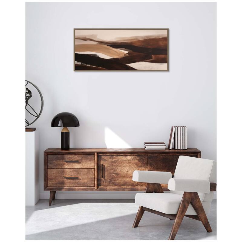 Kate and Laurel Pathway I Panel by Amy Lighthall Framed Canvas Wall Art Print