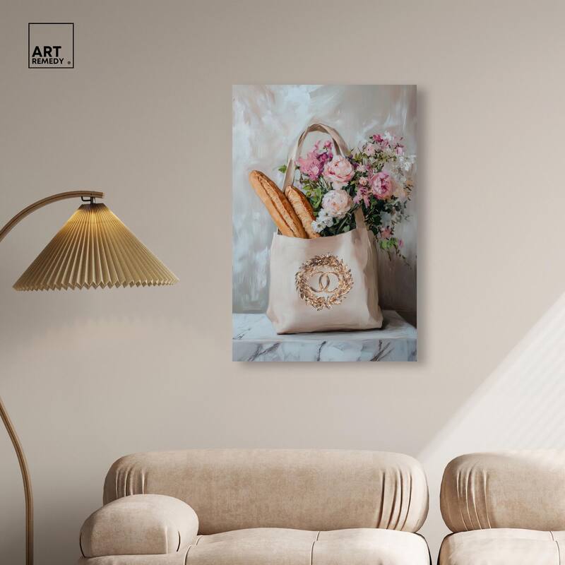 Chic Carryall I Canvas by Art Remedy, Gallery Wrapped
