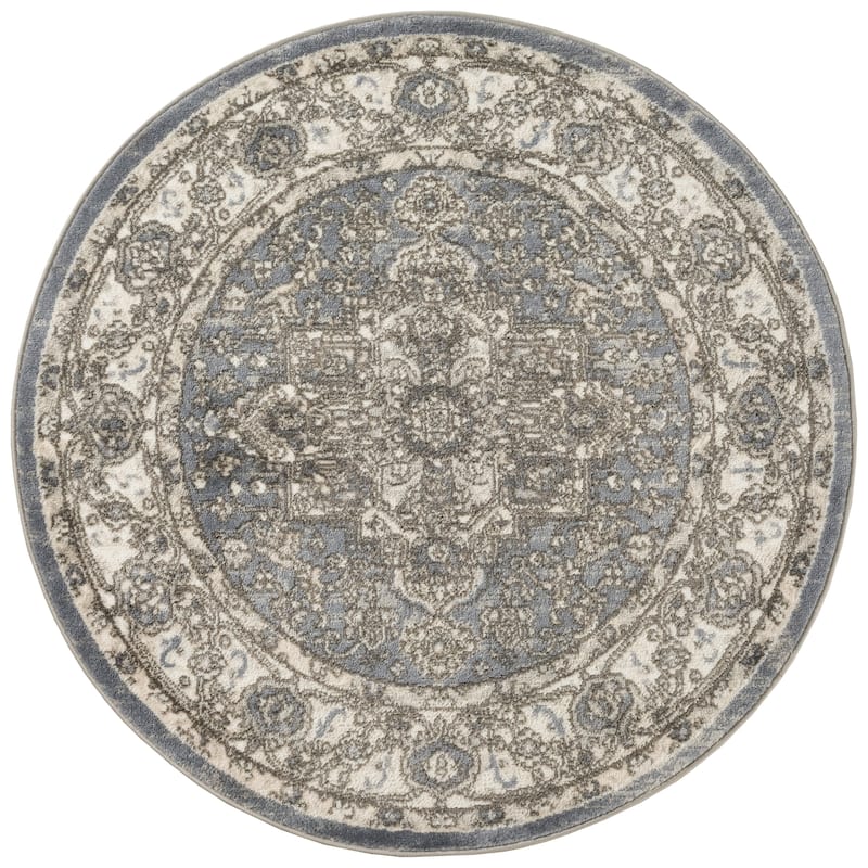 Nourison Concerto Classic Persian Medallion Area Rug. - 8' x Round - Blue