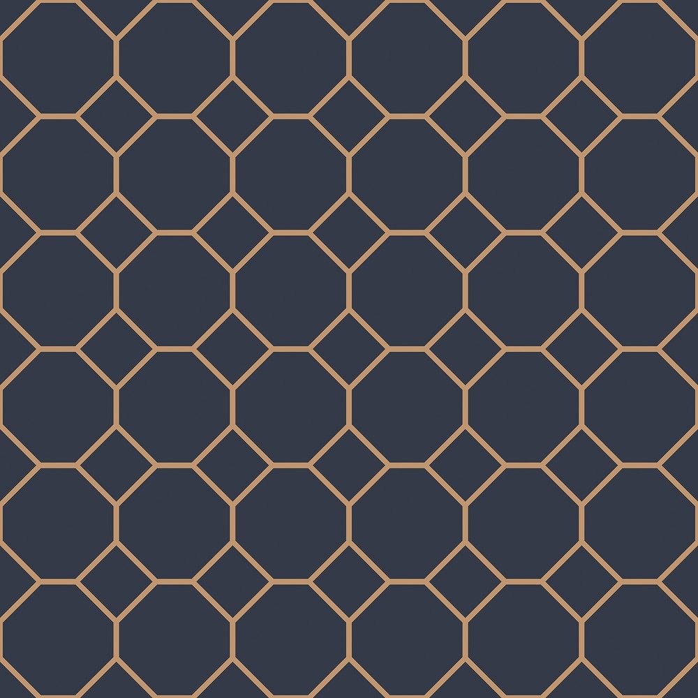 Galerie Wallcoverings Just Kitchens Bee Hive Vinyl on Non-woven Matte Wallpaper Roll