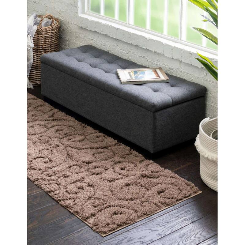 Shag Milson Collection Area Rug