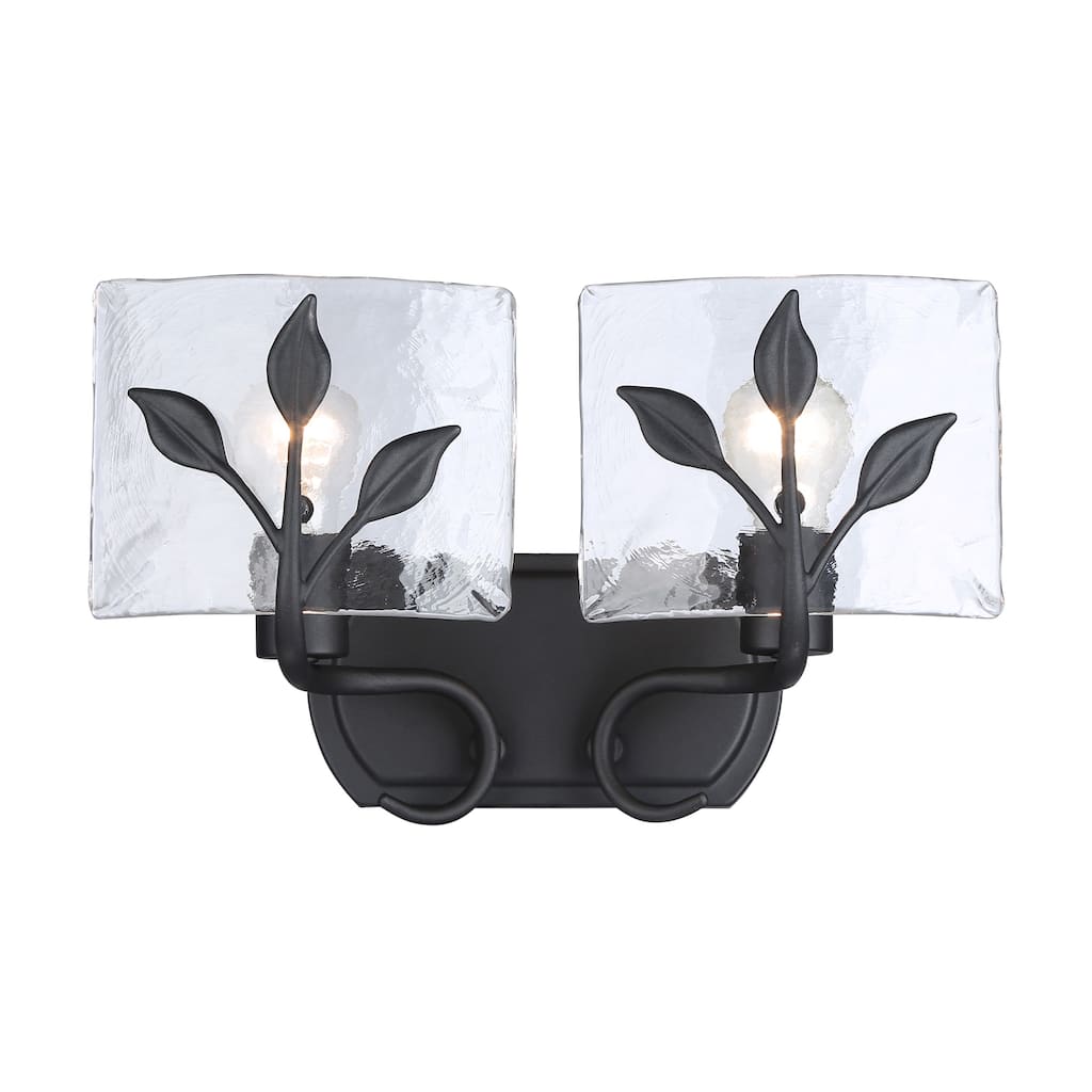 Golden Lighting Calla 2-light Vanity in White Gold