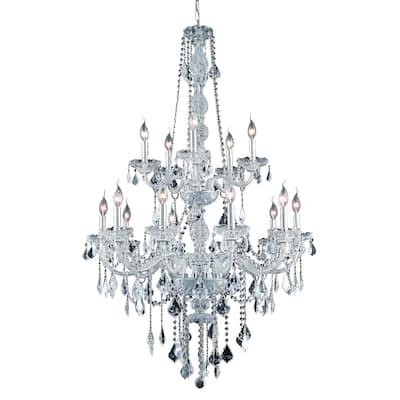 Verona 15-Light 33 in. Chandelier (Available in Chrome and Gold)