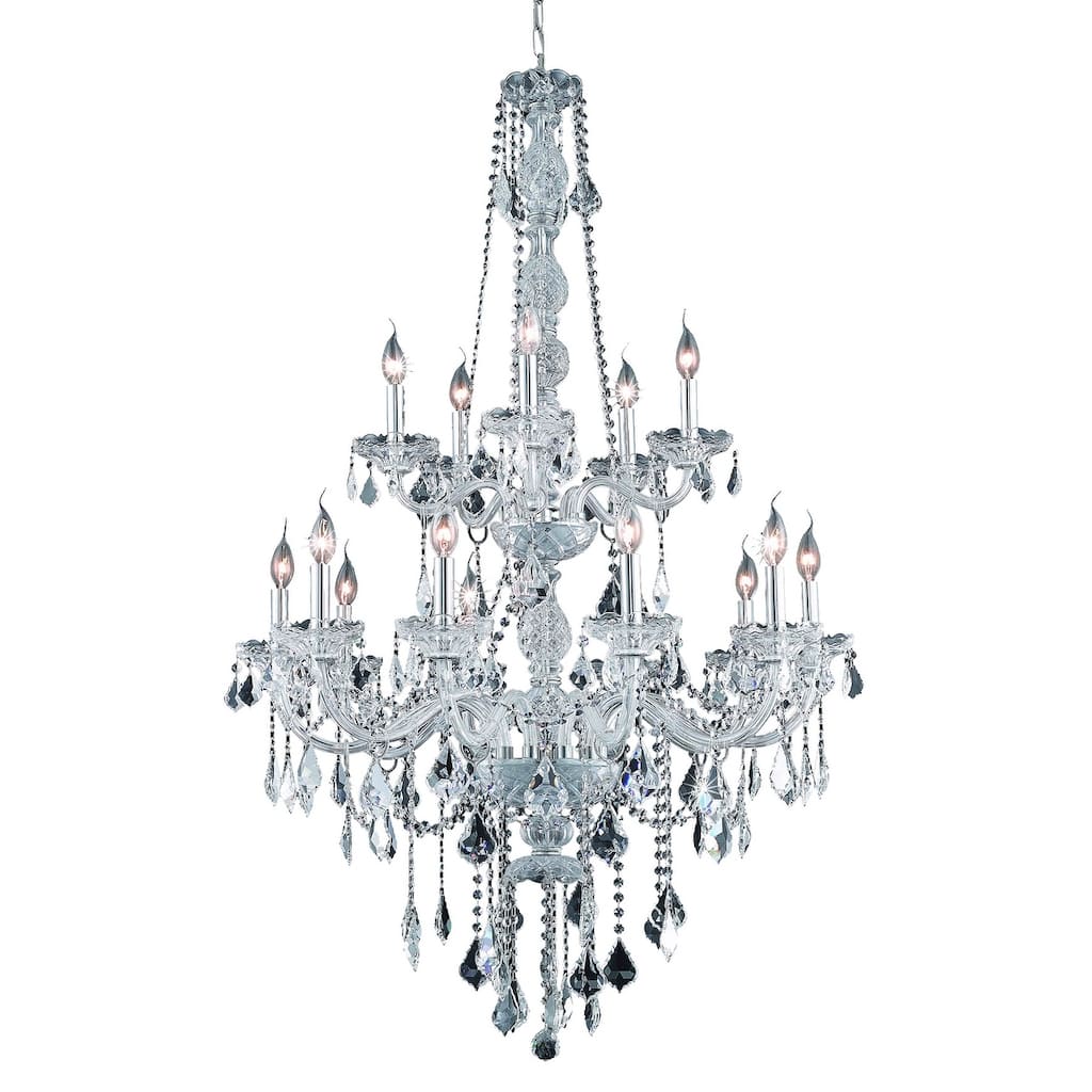 Verona 15-Light 33 in. Chandelier (Available in Chrome and Gold)
