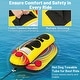preview thumbnail 9 of 8, Costway 2 Person Inflatable Banana Boat with Boating & Water Sports 2 - See Details