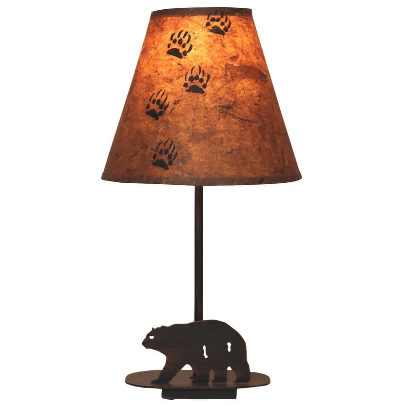 Rustic Mini Iron Table Lamp