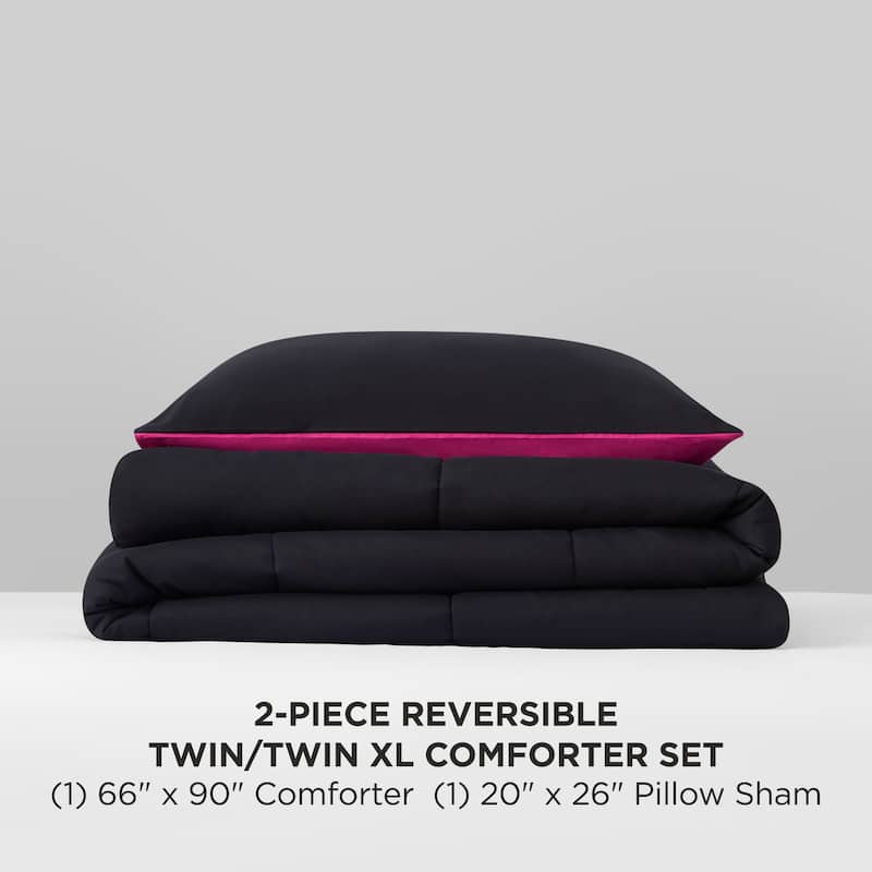 The Sheet Lab Box Stitch Reversible Comforter Sets