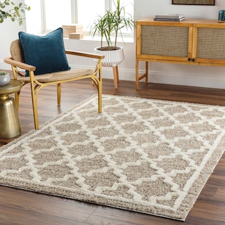Livabliss Florida Cozy Trellis Plush Area Rug