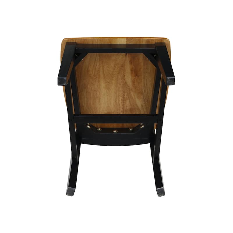 International Concepts Solid Wood San Remo Splatback Chairs - Set of 2