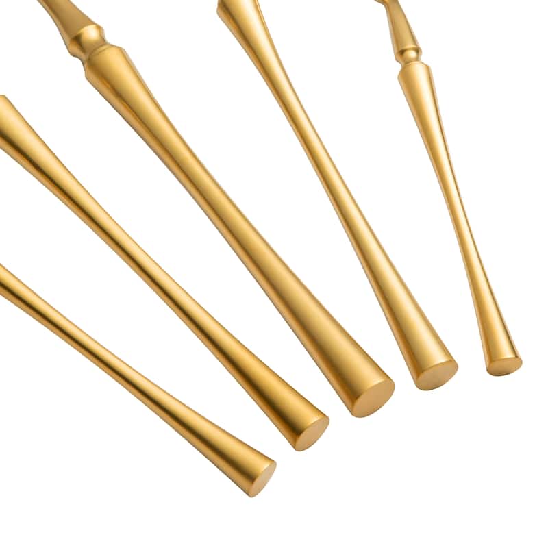Millie Brushed Stainless Steel Flatware - Set of 20 Pieces