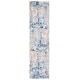 preview thumbnail 73 of 113, SAFAVIEH Aston Fedra Modern Abstract Rug 2' x 8' Runner - Navy/Gold - Runner