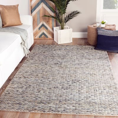 Cyanic Natural Solid Area Rug