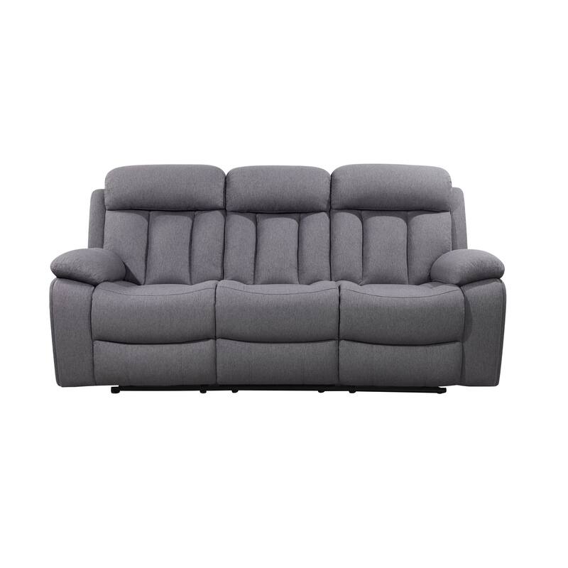 Abbyson Living Fletcher Reclining Sofa, Gray