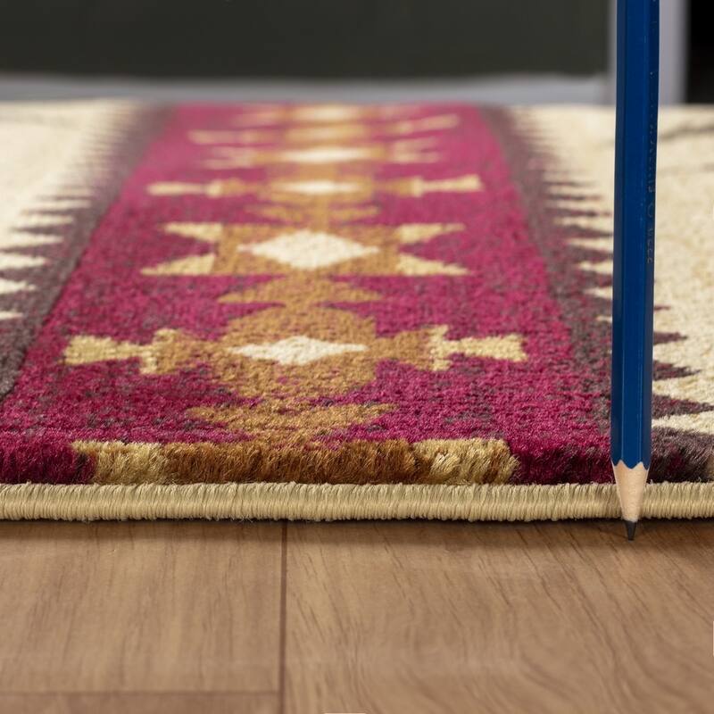 Nature's Nest GC_CBL3005 Multi Lodge Area Rug