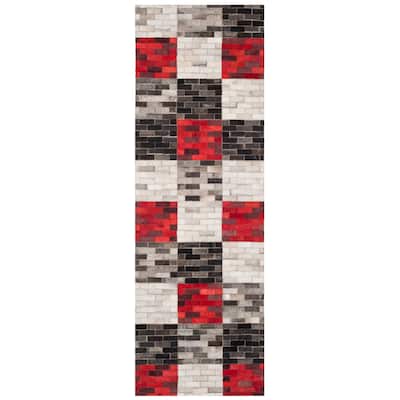 SAFAVIEH Handmade Studio Leather Nakisha Modern Leather Rug