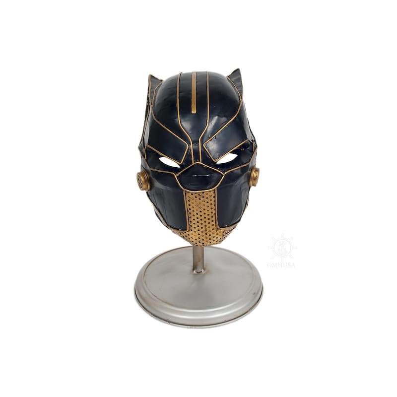 Black Panther Helmet Sculpture
