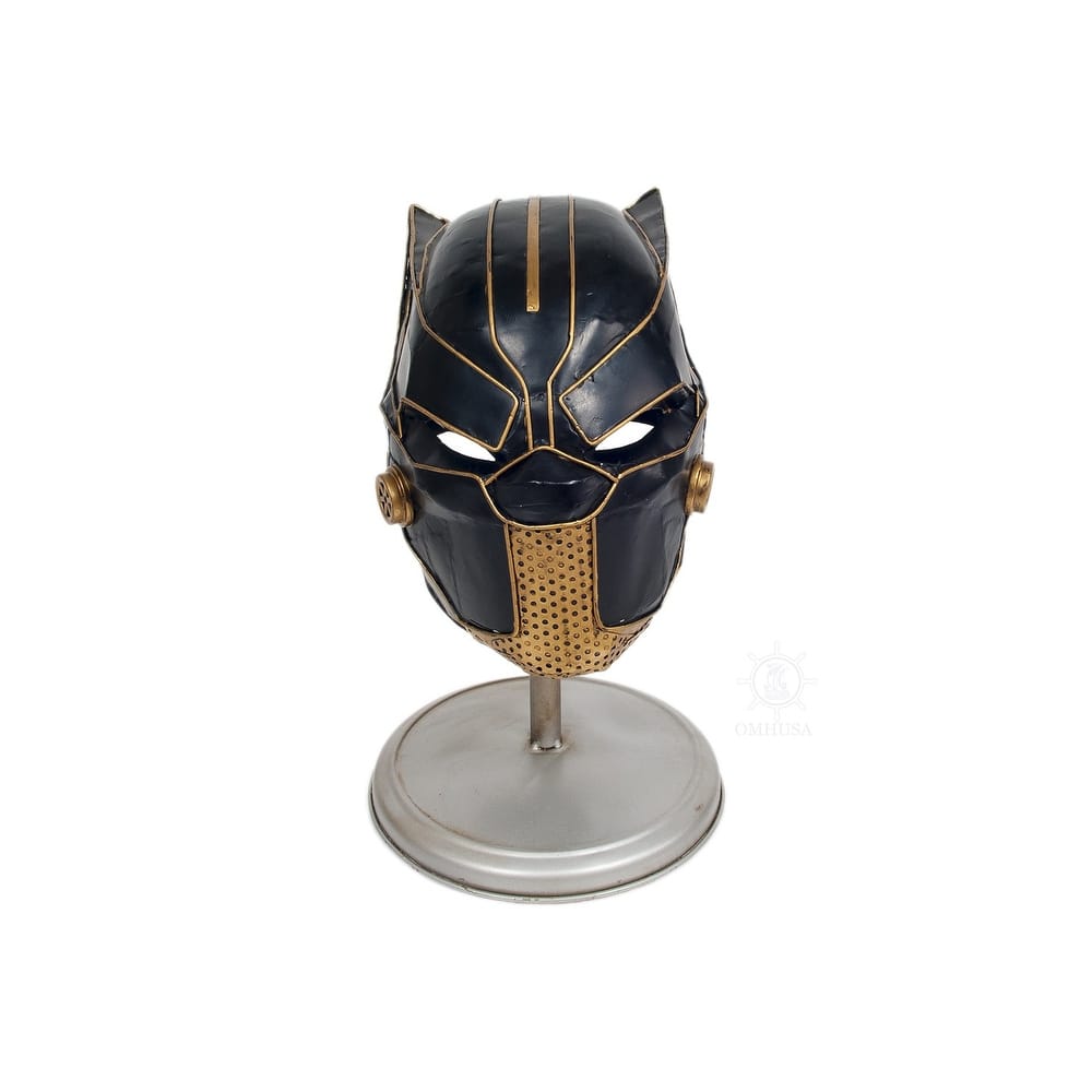 Black Panther Helmet Sculpture