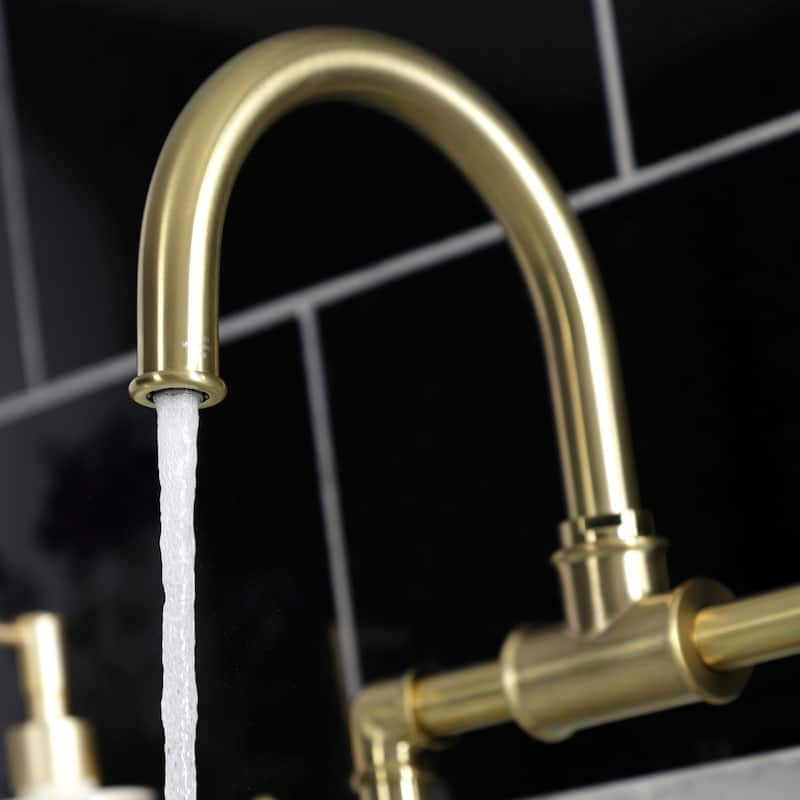 Kingston Brass Belknap Bridge Bathroom Faucet