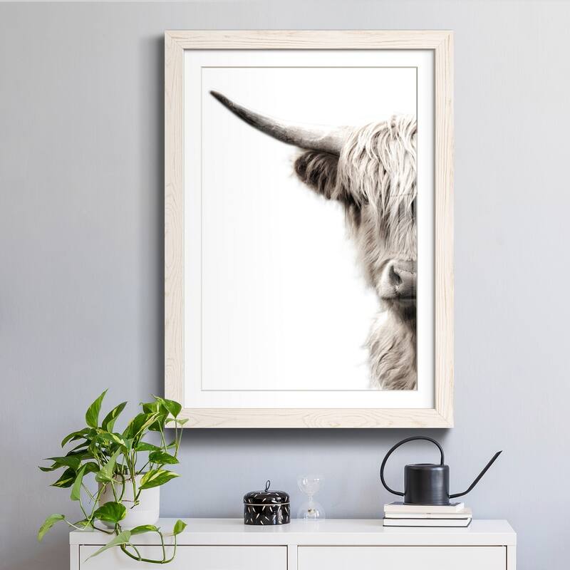 Highland Cattle-Premium Framed Print - Ready to Hang
