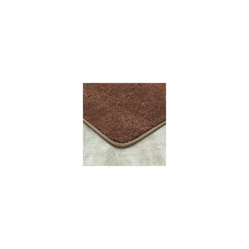6'x9' area rug in Brown - durable soft decorative rug for home, living room & bedroom - 6' x 7'