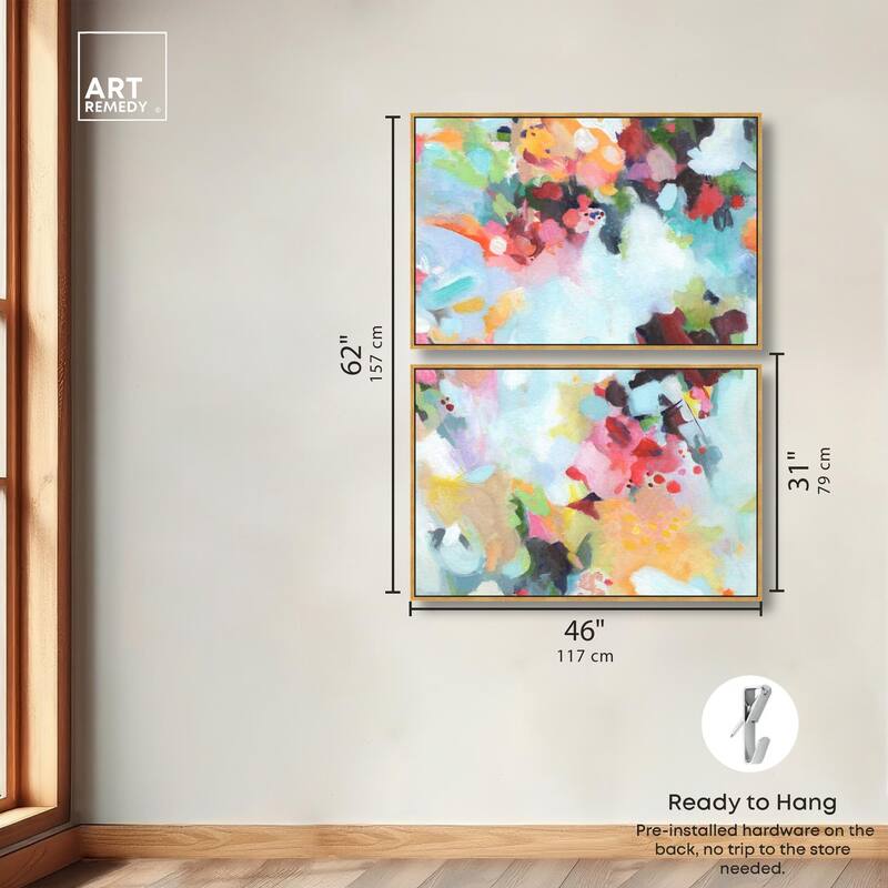 Play of Light Canvas Set of 2 by Art Remedy