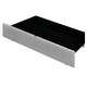 preview thumbnail 10 of 12, LED Platform Bed Queen Bed Frame with Twin XL Size Trundle and 2 Drawers Underneath, Wood Slat Support, Grey Teddy Fleece