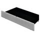 preview thumbnail 10 of 12, Teddy Fleece Wingback Bed Frame wPull-out Trundle Bed, LED Light Bars and 2 Drawers, Gray Platform Queen Bed for Bedroom