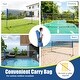 preview thumbnail 8 of 7, Gymax 10FT Adjustable Badminton Net Set W/2 Shuttlecocks Portable