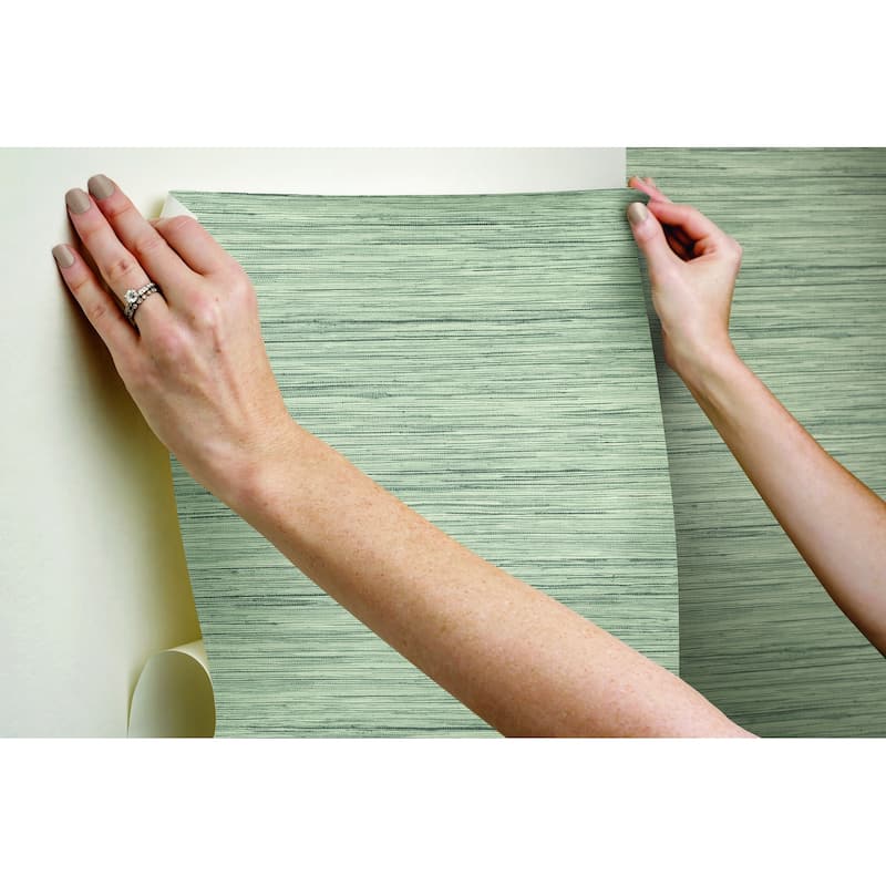 Grigny 20' L x 27" W Grass Peel and Stick Wallpaper