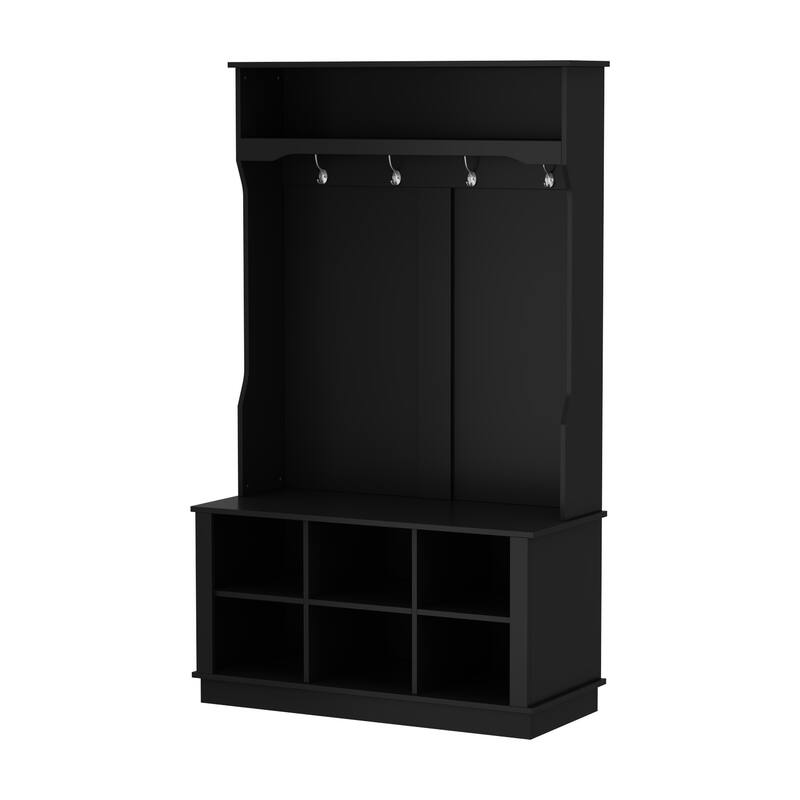 Hall Tree Storage Bench Shoe Rack Entryway Hall Tree Shoe Storage