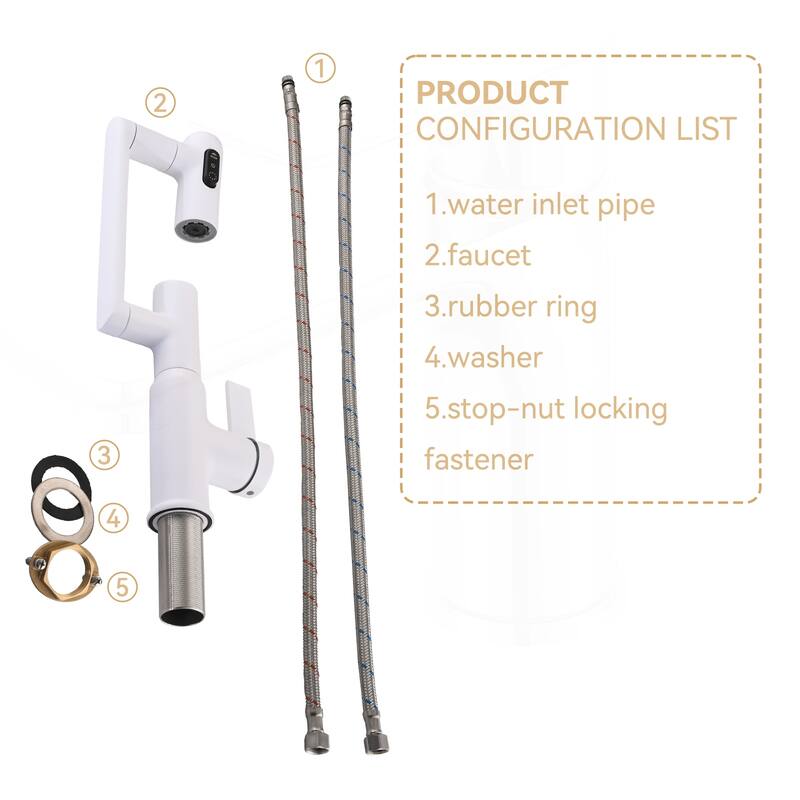Bathroom Sink Faucet with Temperature Display